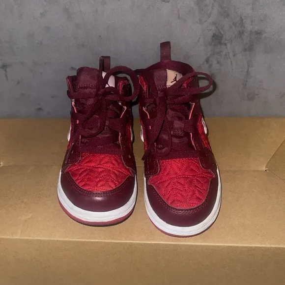 10c Jordan 1 Mid SE &quot;Gym Red/Dark Beetroot&quot; Toddler sneakers