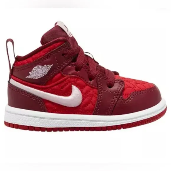 10c Jordan 1 Mid SE &quot;Gym Red/Dark Beetroot&quot; Toddler sneakers