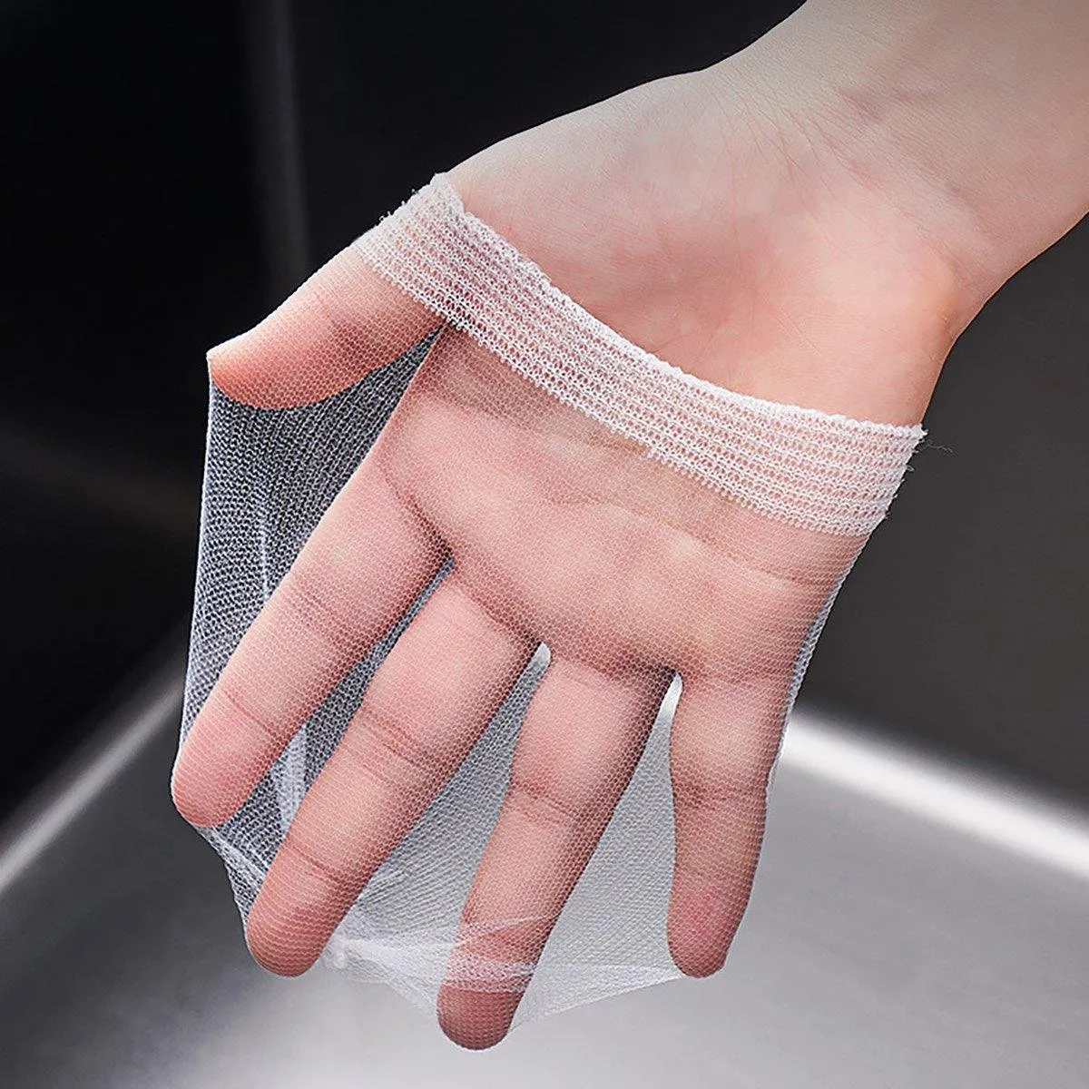 300pcs Disposable Kitchen Sink Strainer Anti Clogging Sewer Mesh Pocket Filter