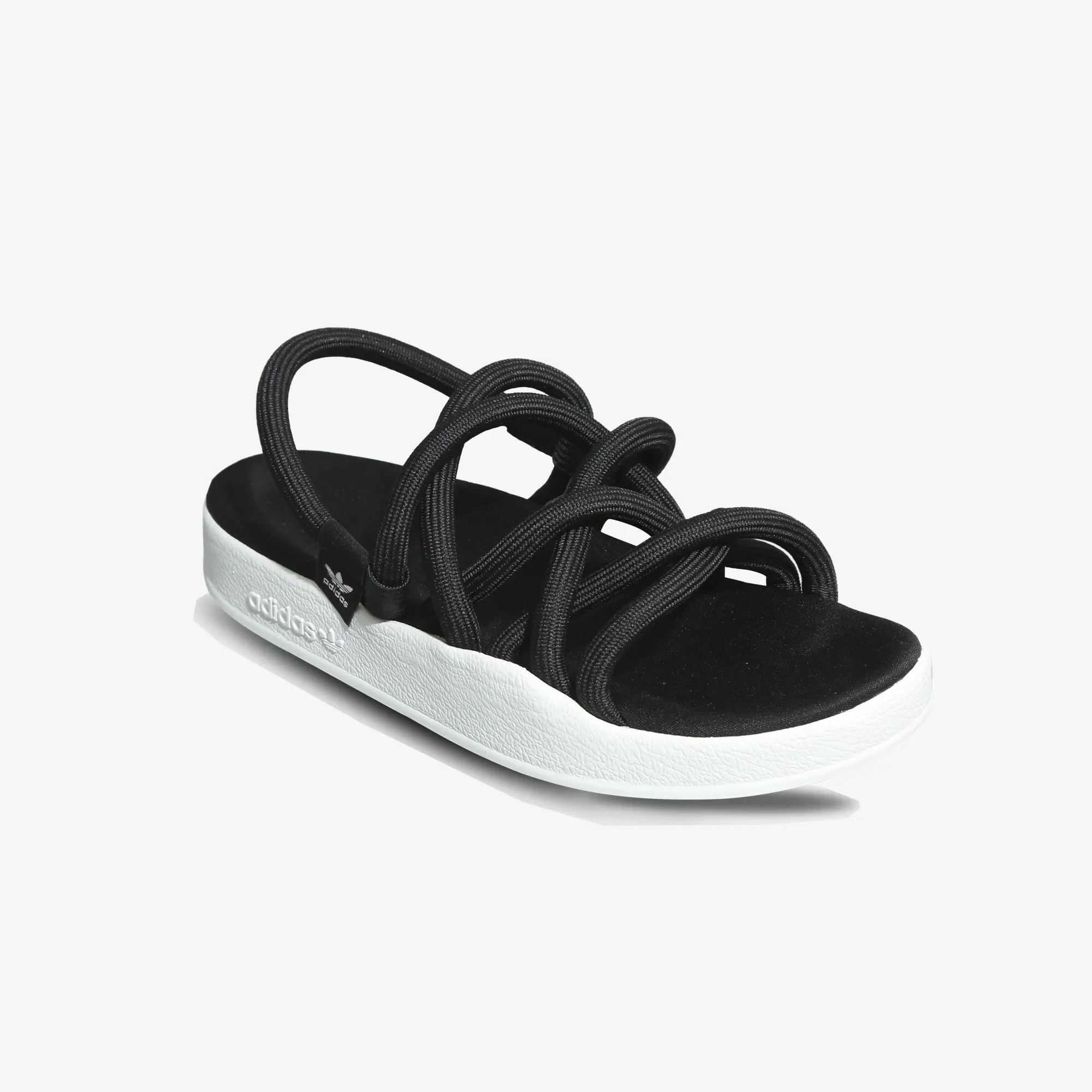 Adidas Originals | ADILETTE NODA SANDALS  { BLACK/WHITE