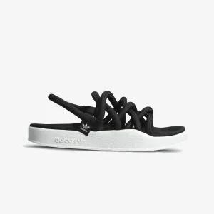 Adidas Originals | ADILETTE NODA SANDALS  { BLACK/WHITE