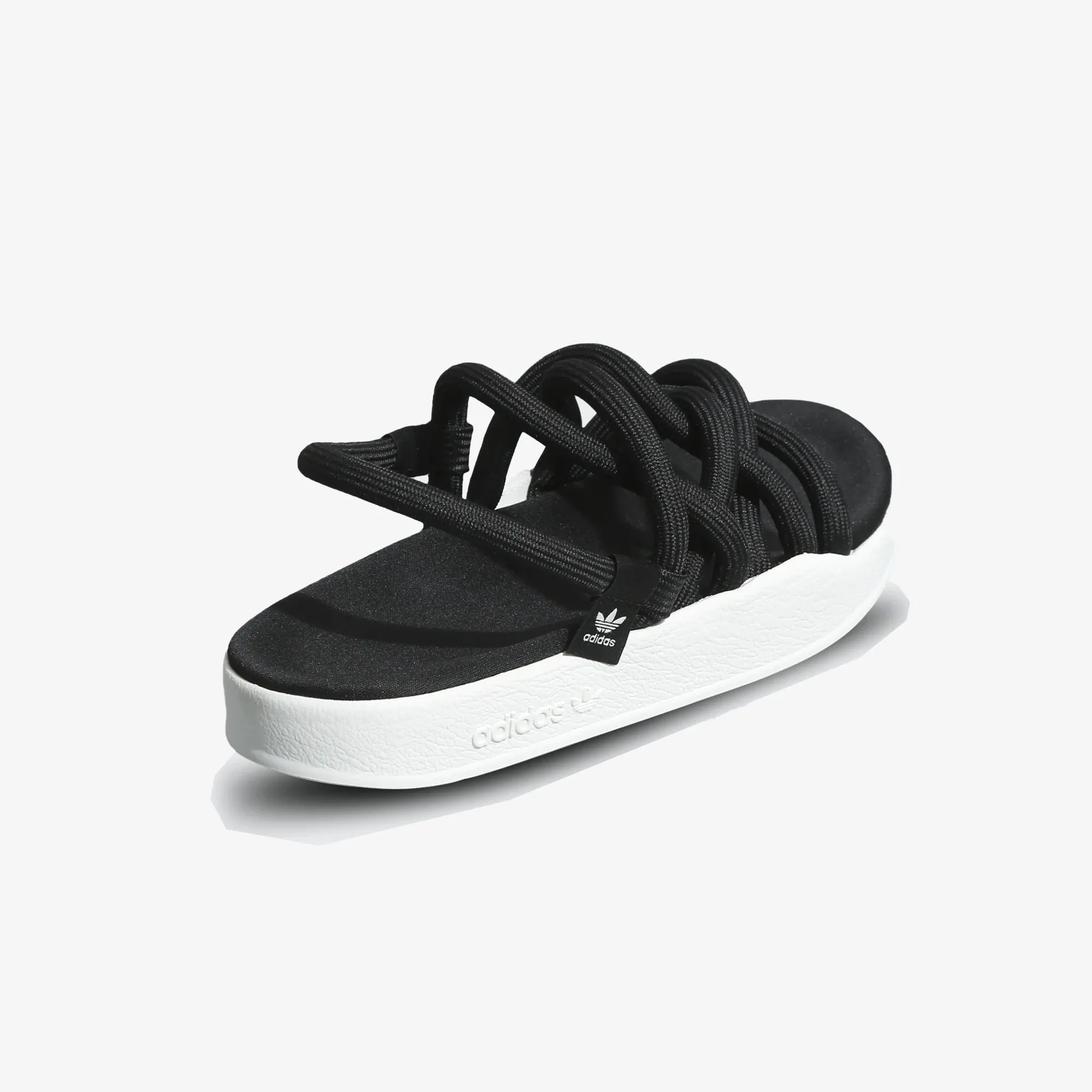 Adidas Originals | ADILETTE NODA SANDALS  { BLACK/WHITE