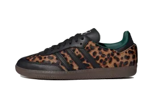 Adidas Samba OG Black Green Leopard