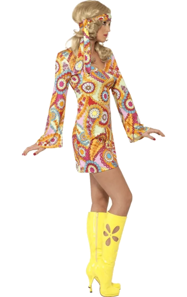 Adult 60s Hippie Costume