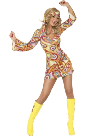 Adult 60s Hippie Costume