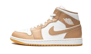 Air Jordan 1 Mid Hemp Tan White