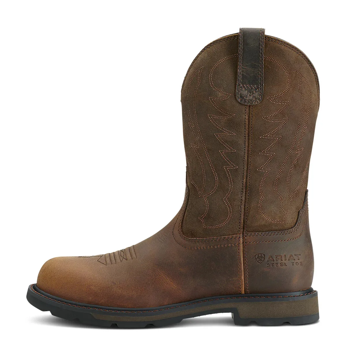 Ariat Mens Groundbreaker Steel Cap Boot Brown