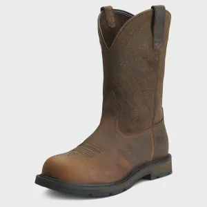 Ariat Mens Groundbreaker Steel Cap Boot Brown
