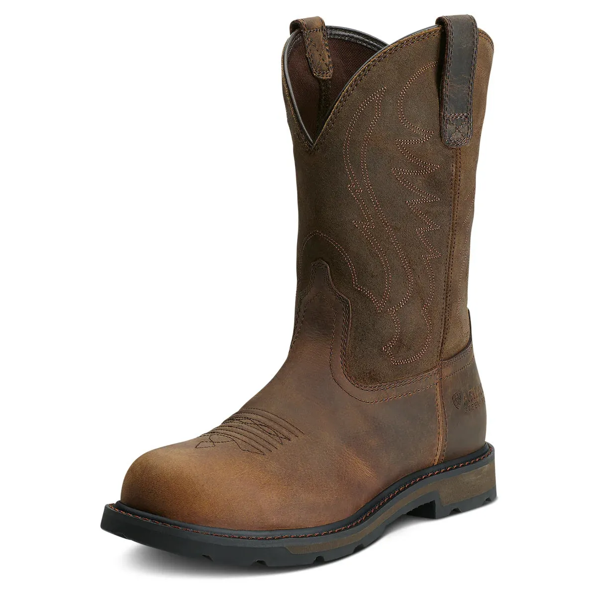 Ariat Mens Groundbreaker Steel Cap Boot Brown