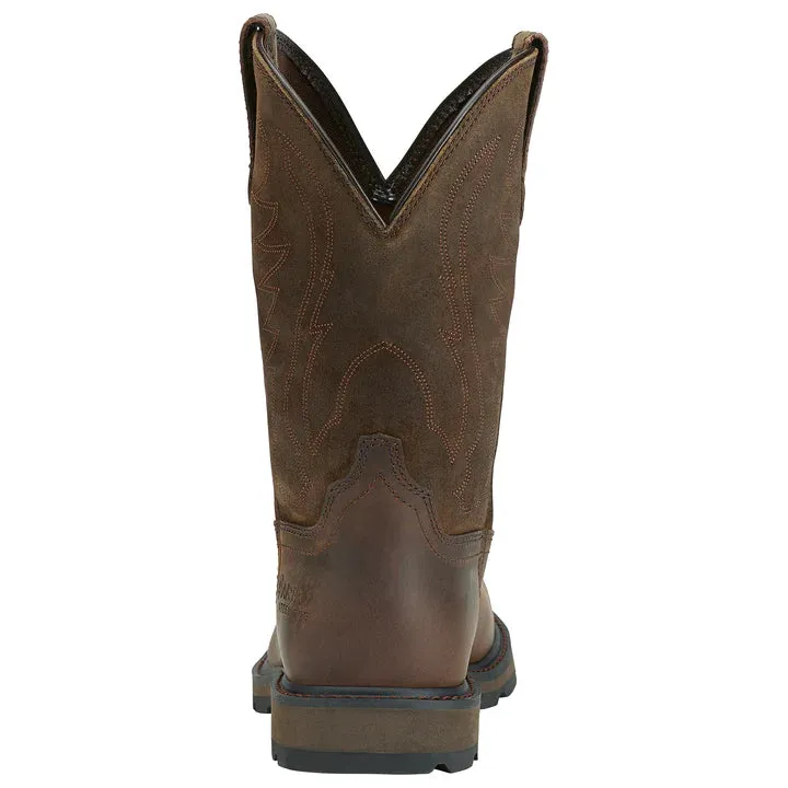 Ariat Mens Groundbreaker Steel Cap Boot Brown