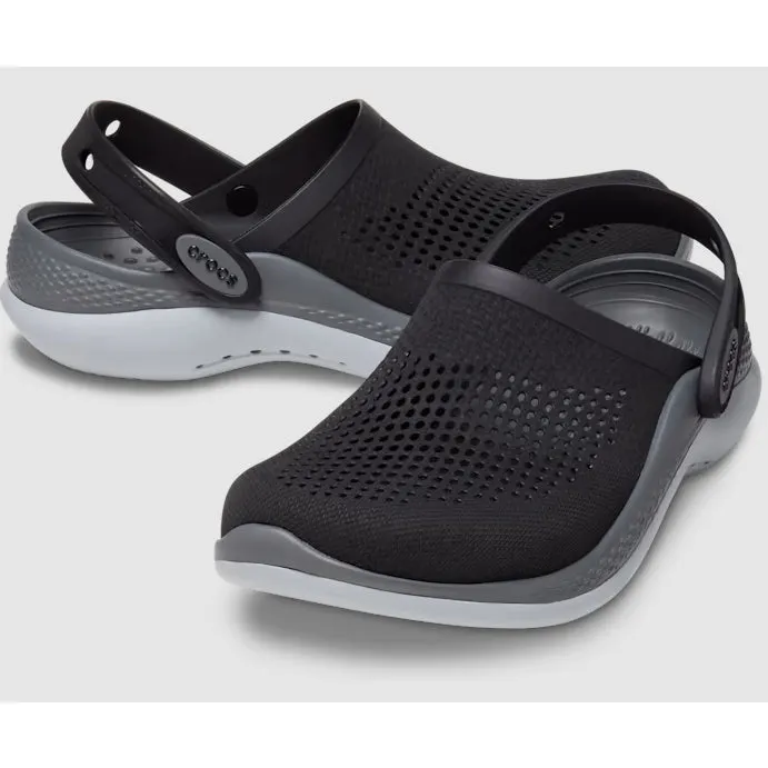 AUTHENTIC/ORIGINAL Crocs LiteRide™ 360 Clog in Black/Slate Grey