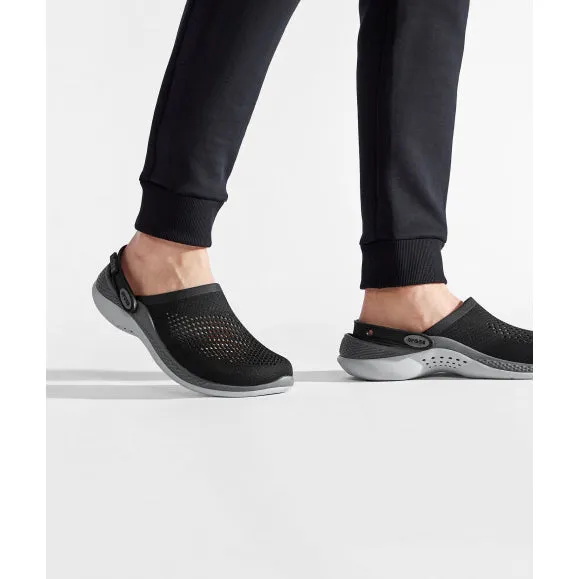 AUTHENTIC/ORIGINAL Crocs LiteRide™ 360 Clog in Black/Slate Grey