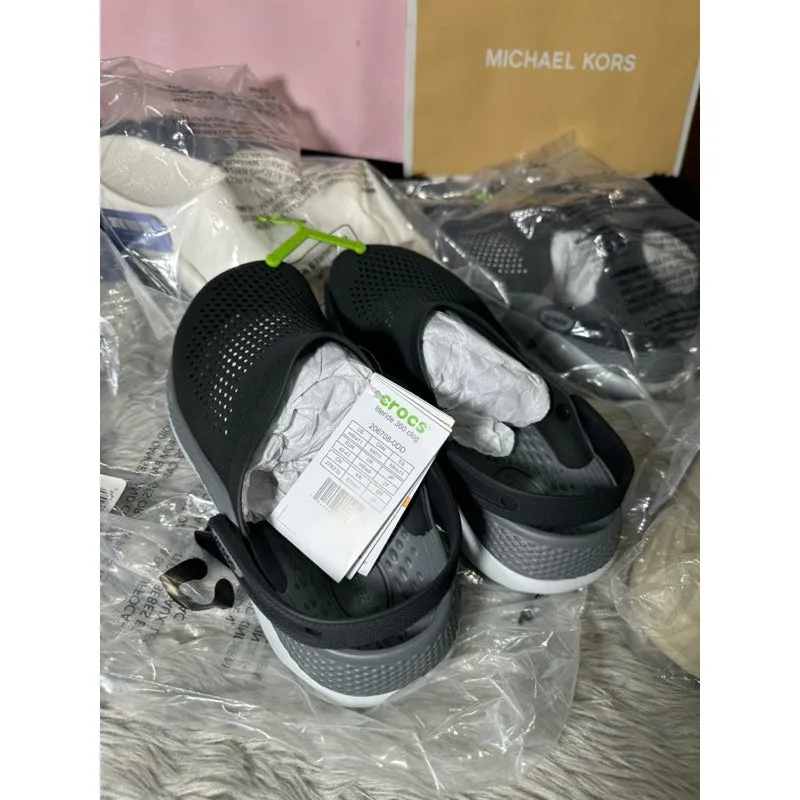 AUTHENTIC/ORIGINAL Crocs LiteRide™ 360 Clog in Black/Slate Grey