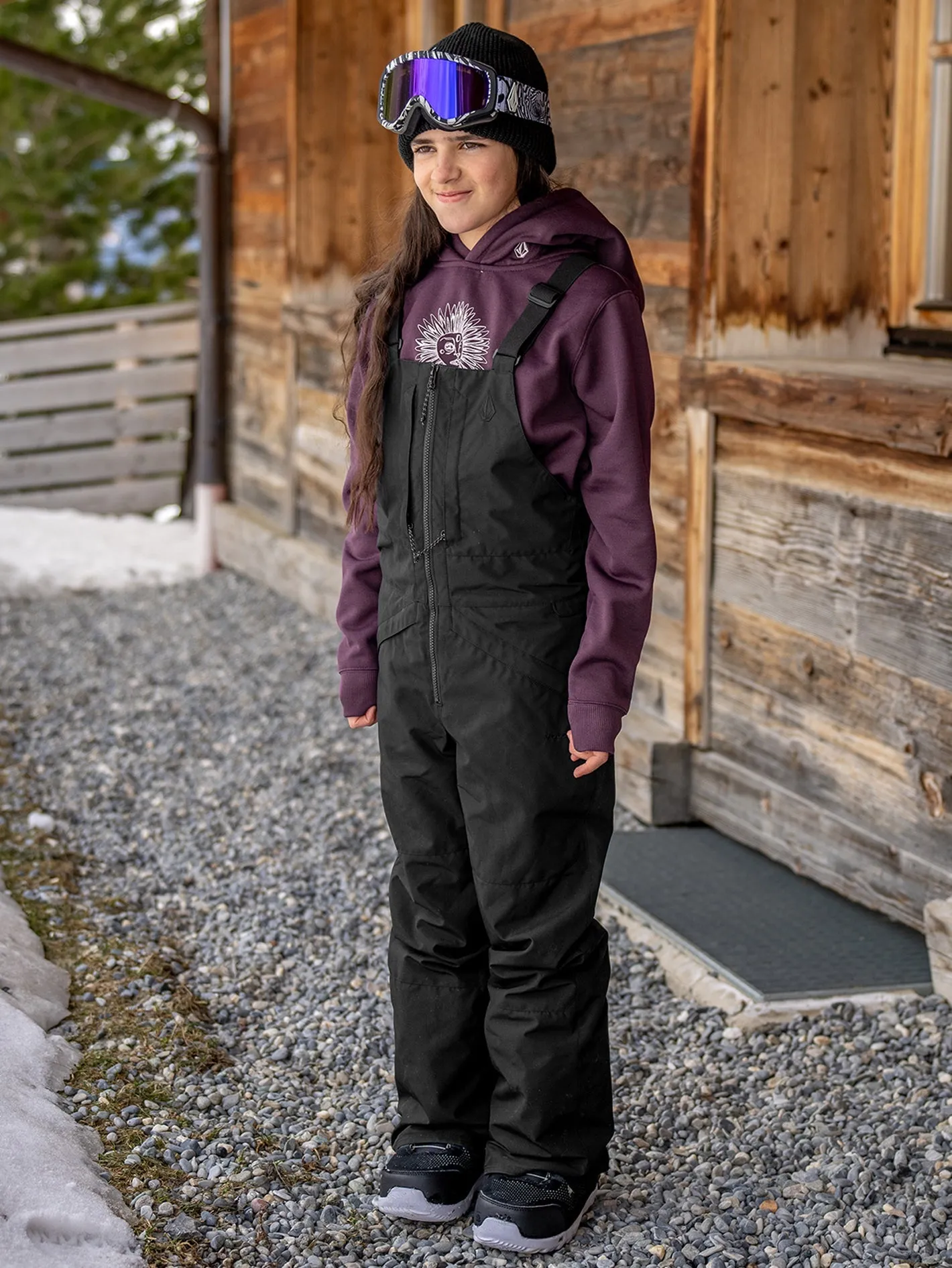 Barkley Insulated Latzhose - BLACK - (KINDER)