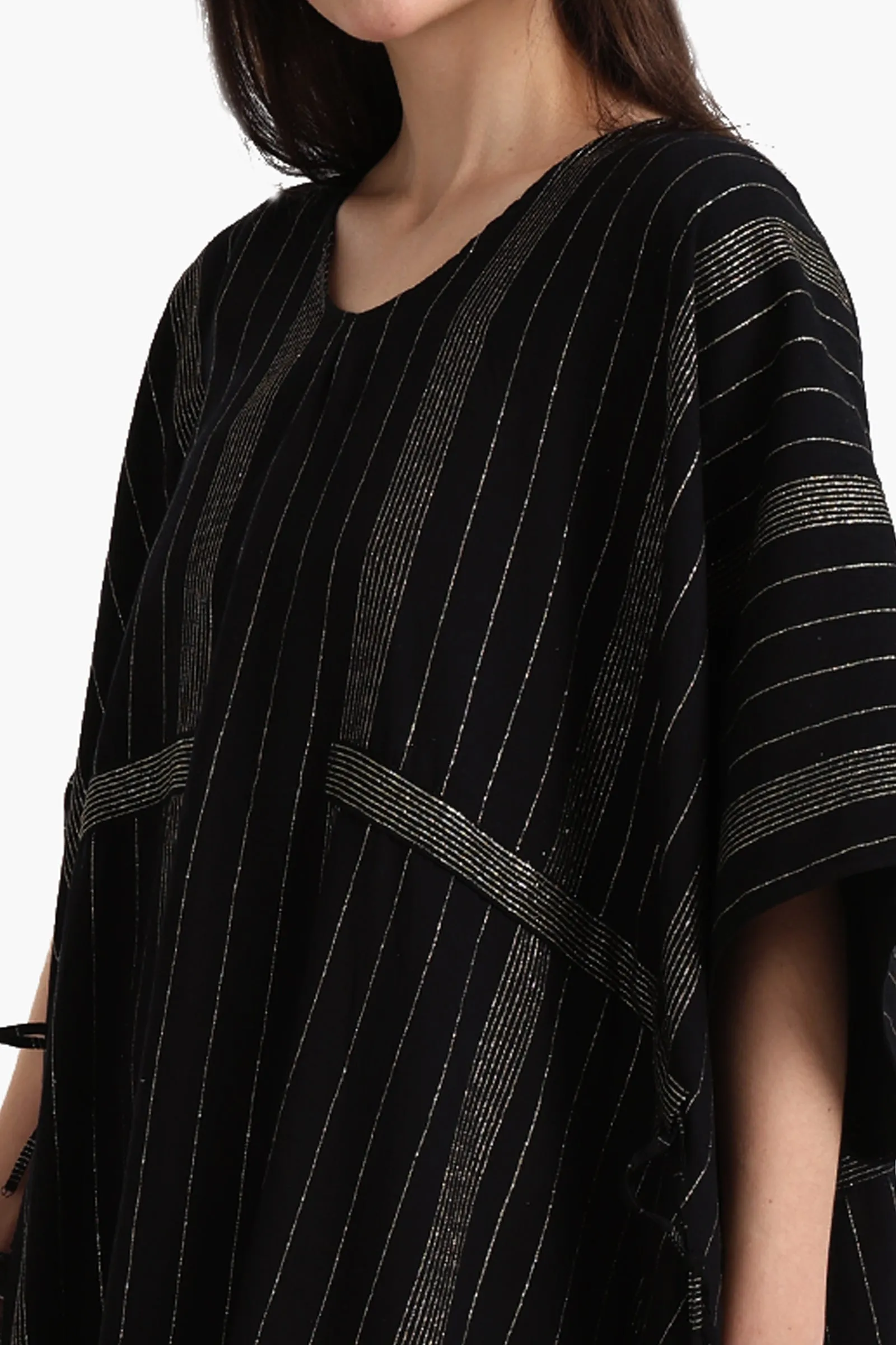 Black Chic Poncho Dress