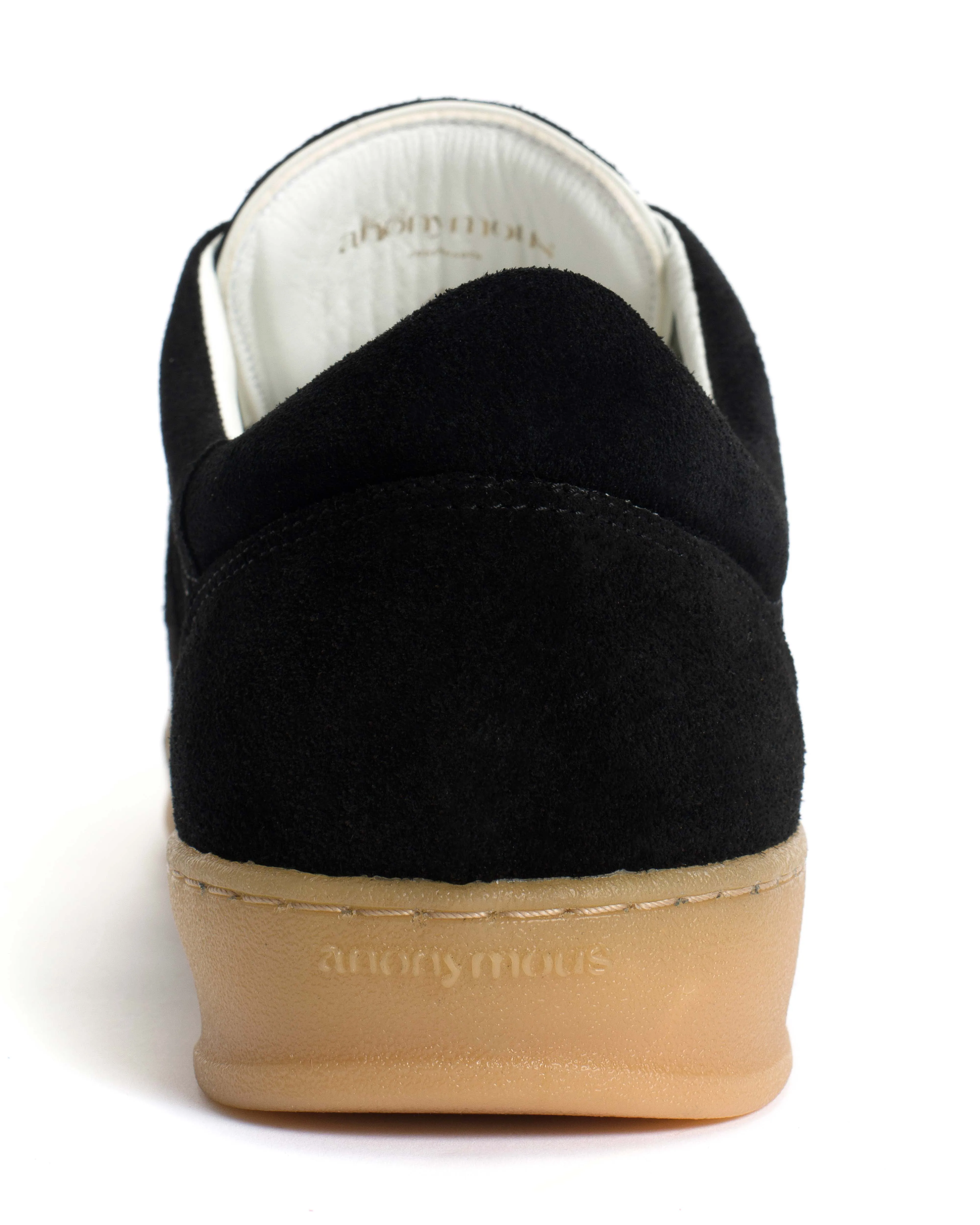 Blaire Calf suede & polished soft calf Black & white sand