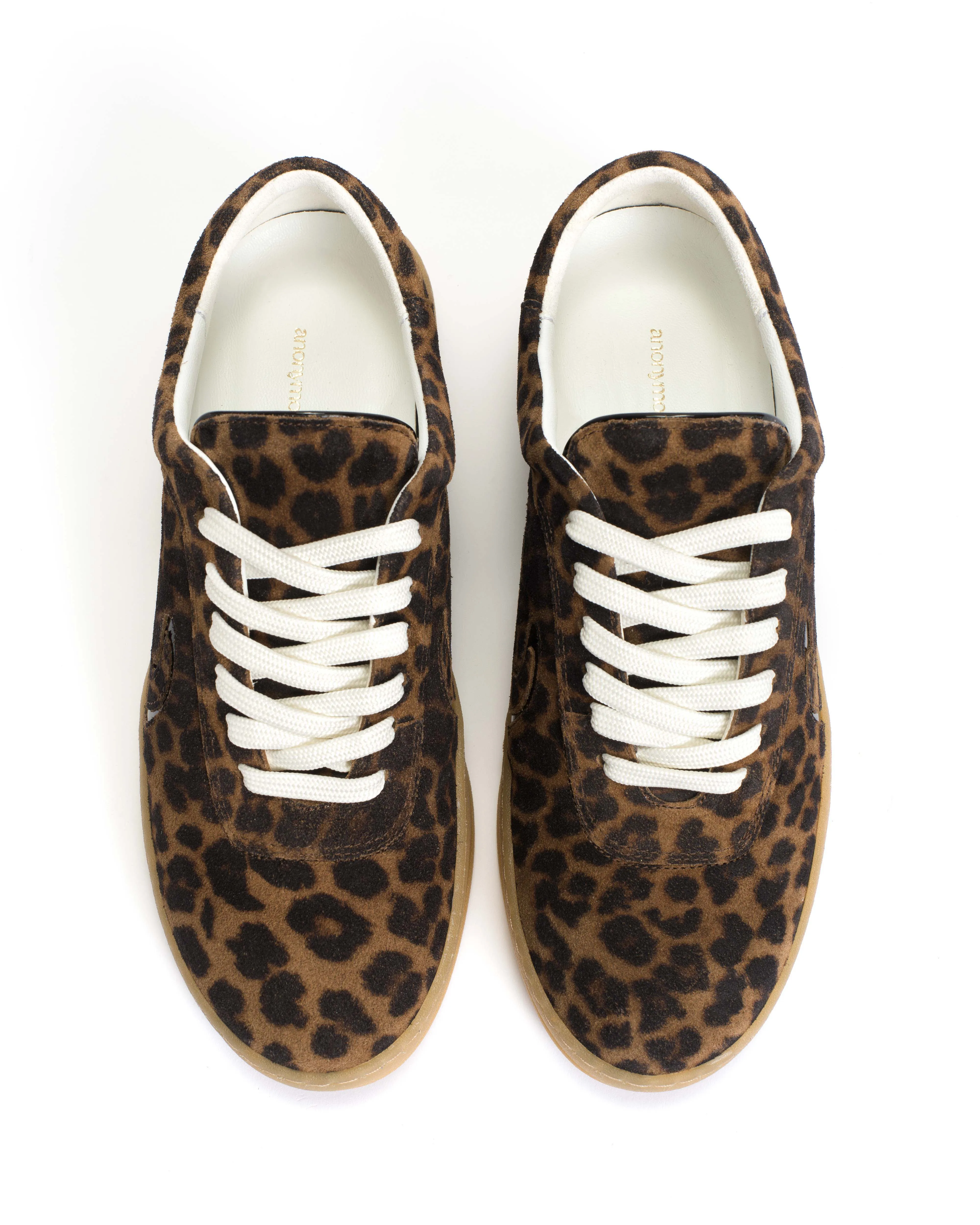 Blaire Calf suede print & polished soft calf Leopard & black