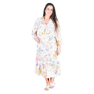 Blue Blossom Maxi Dress