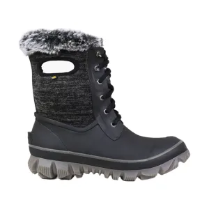Bogs Women's Arcata Knit Waterproof Snow Boots - Black Multi