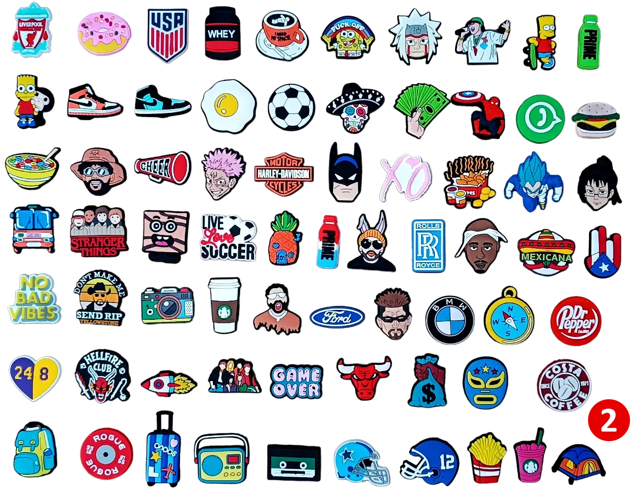 BUY SELECTED CHARMS IN WHOLESALE FROM 400 Trending Styles/Designs of Clogs Shoe Decoration Charms (Rs. 25/- TO Rs. 30/- EACH CHARM)