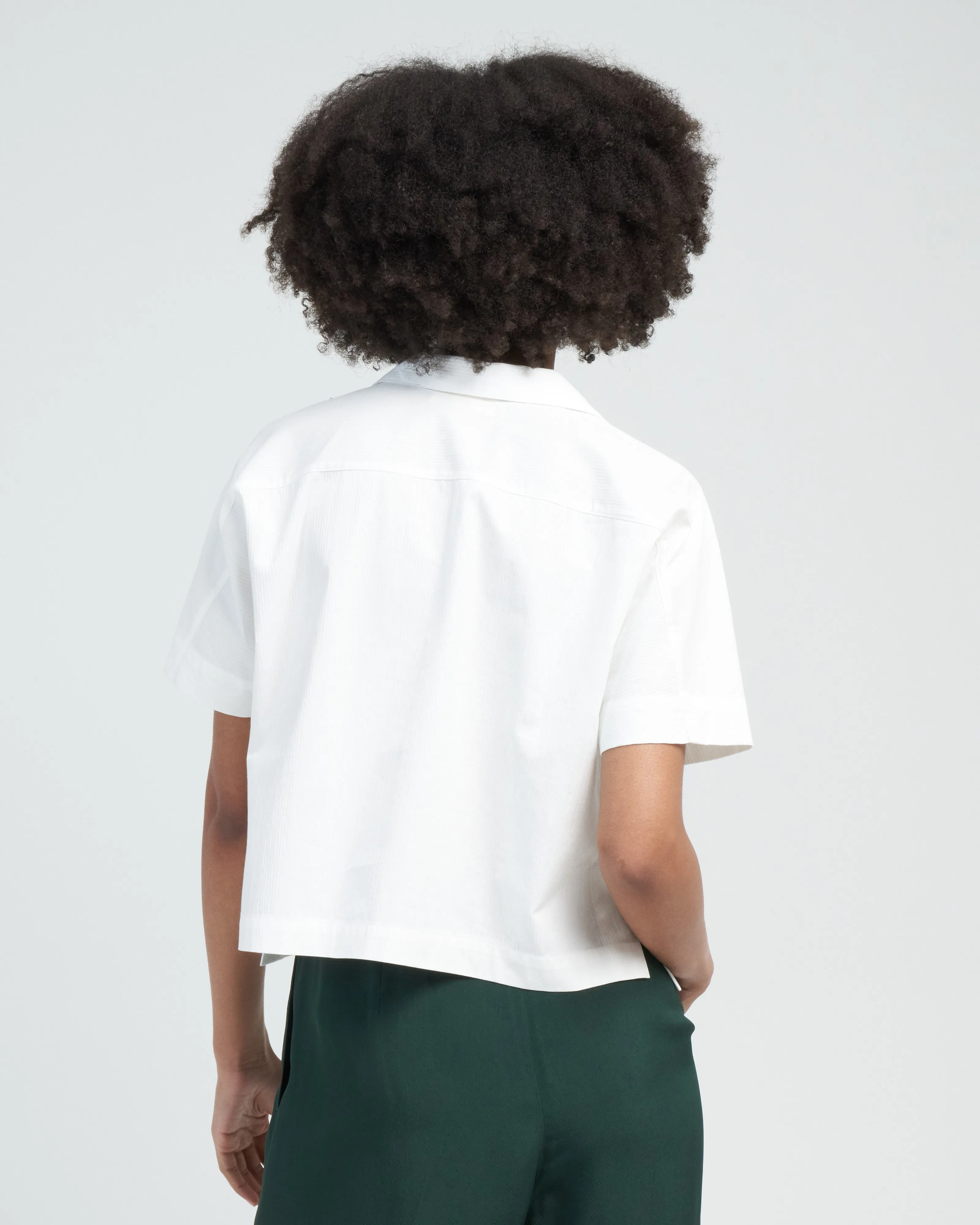 camp shirt - white