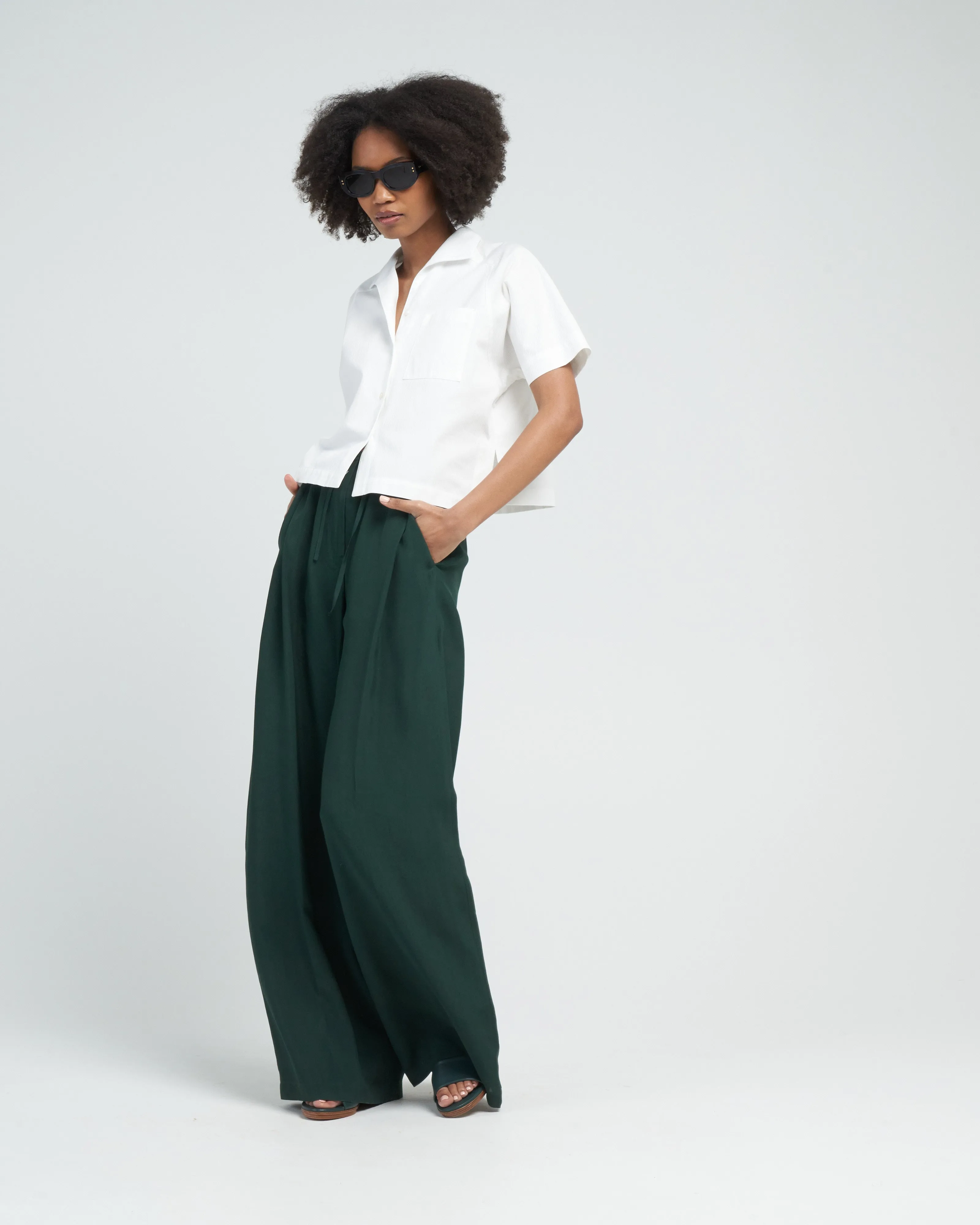 camp shirt - white