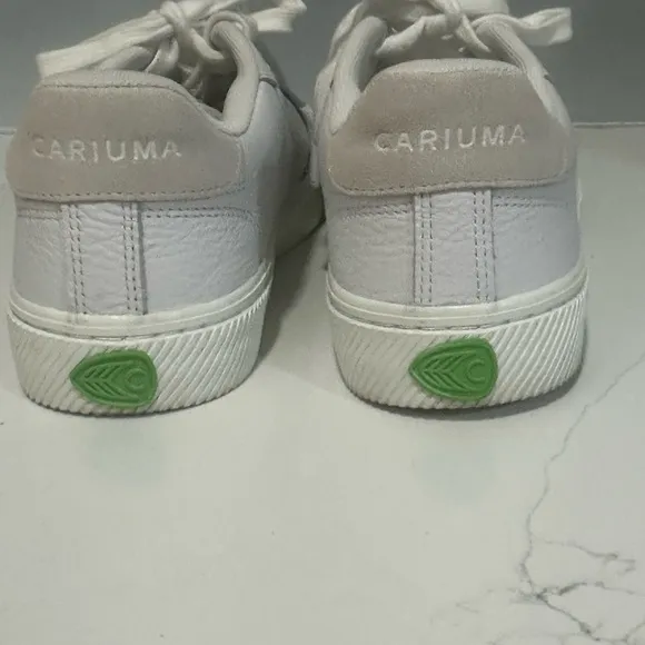 Cariuma Salvas White Premium Leather /ice Sneakers Women's Size 8 Man 6.5 Shoes