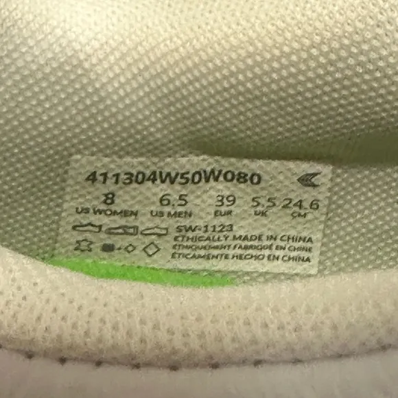 Cariuma Salvas White Premium Leather /ice Sneakers Women's Size 8 Man 6.5 Shoes