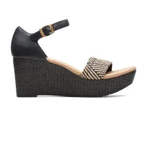 Clarks Rose Ease Sandals (Wide Fit)