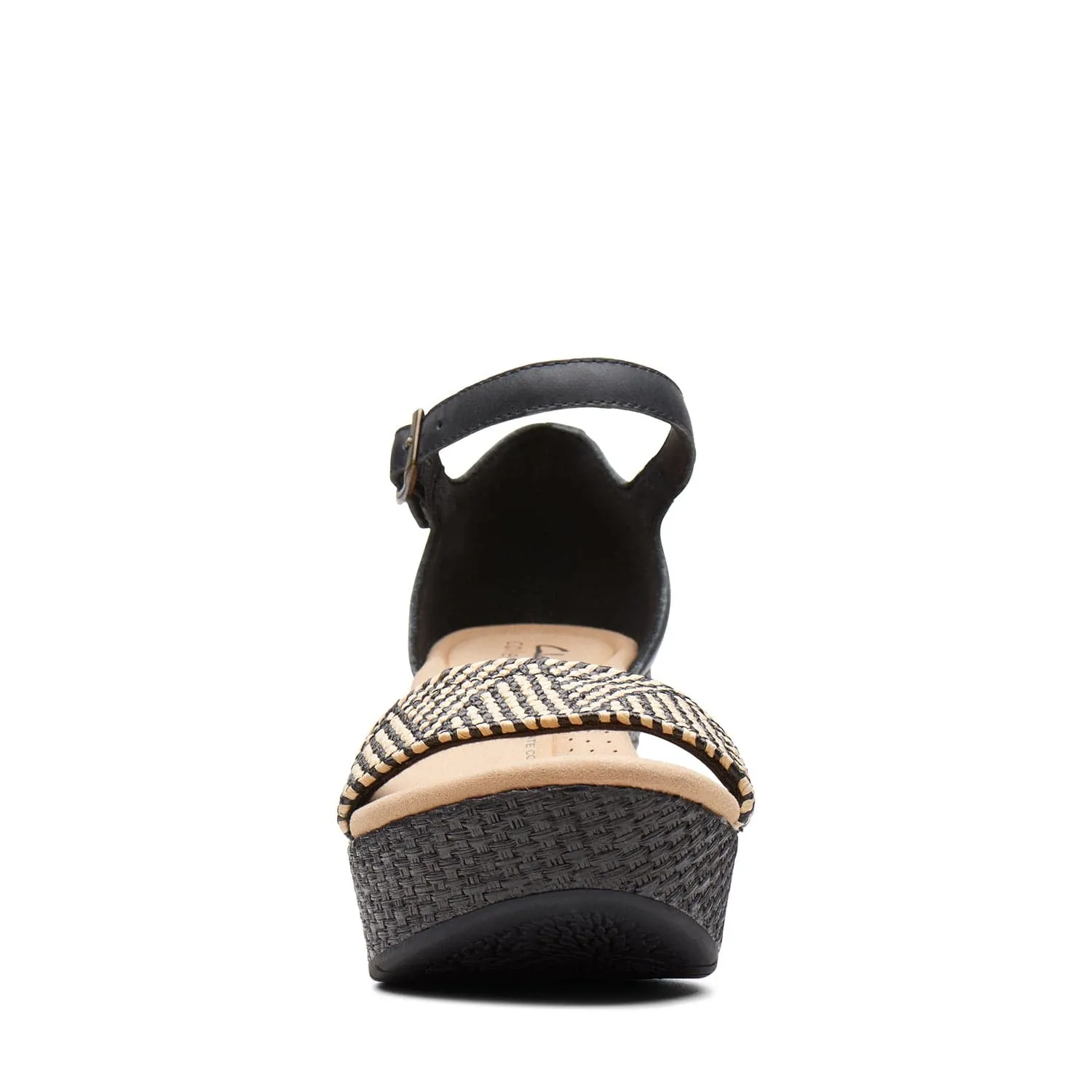 Clarks Rose Ease Sandals (Wide Fit)