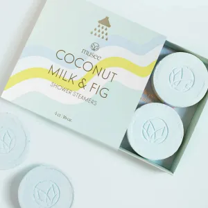 Coconut Milk, and Fig Shower Steamers Set