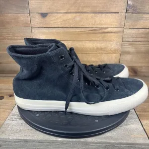 Converse Mens Size US 12 All Star 70 High Premium Black Suede Lace Up Sneakers