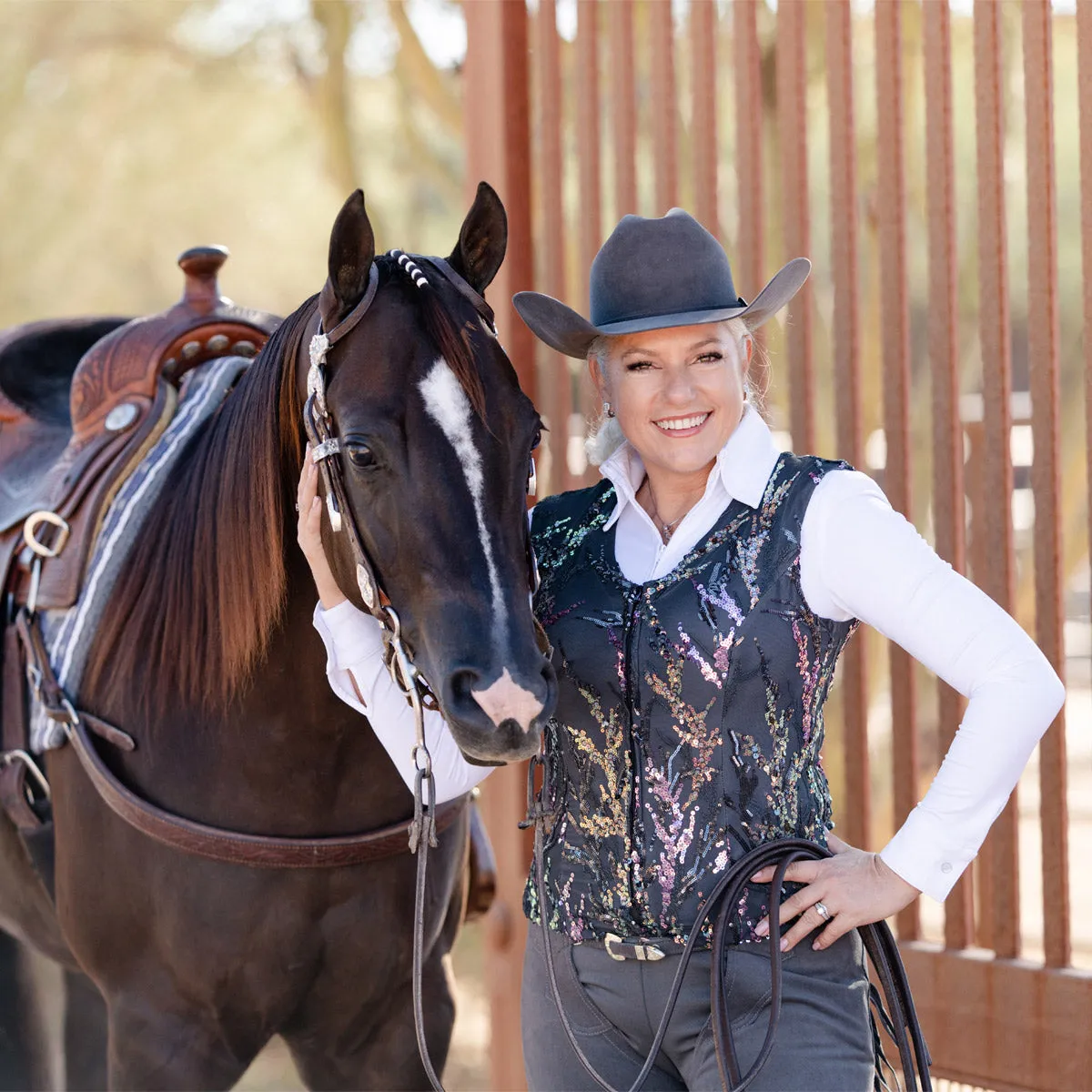 Coral Show Vest