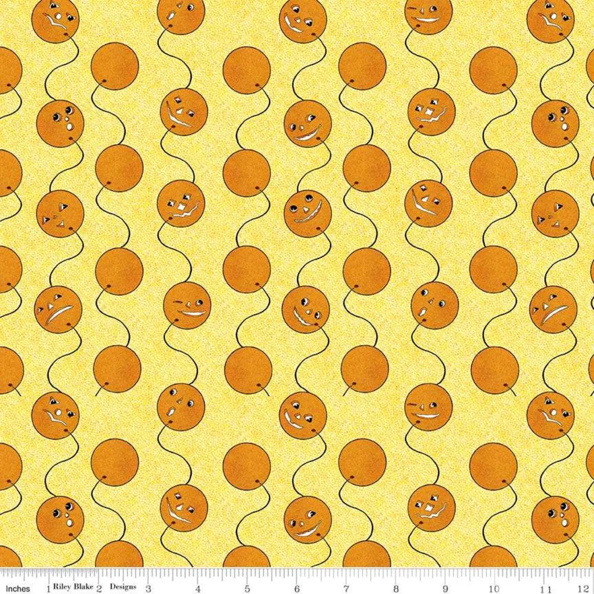 Costume Maker's Ball Jack-O-Lantern Balloons Yellow