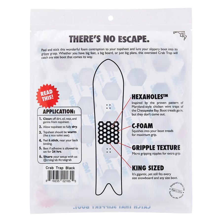 Crab Grab Crab Trap Traction - Black