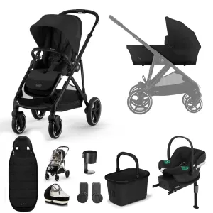 Cybex Gazelle S Comfort Bundle - Black/Moon Black