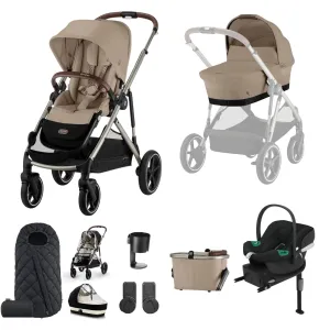 Cybex Gazelle S Comfort Bundle - Taupe/Almond Beige
