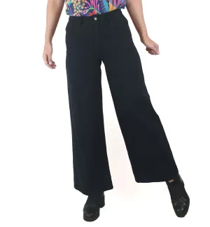 Dazie black wide leg jeans size 8