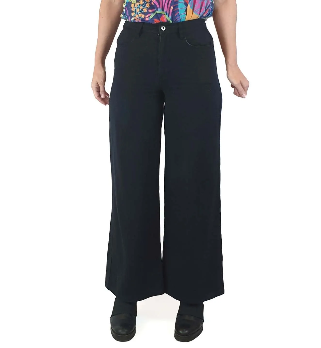 Dazie black wide leg jeans size 8