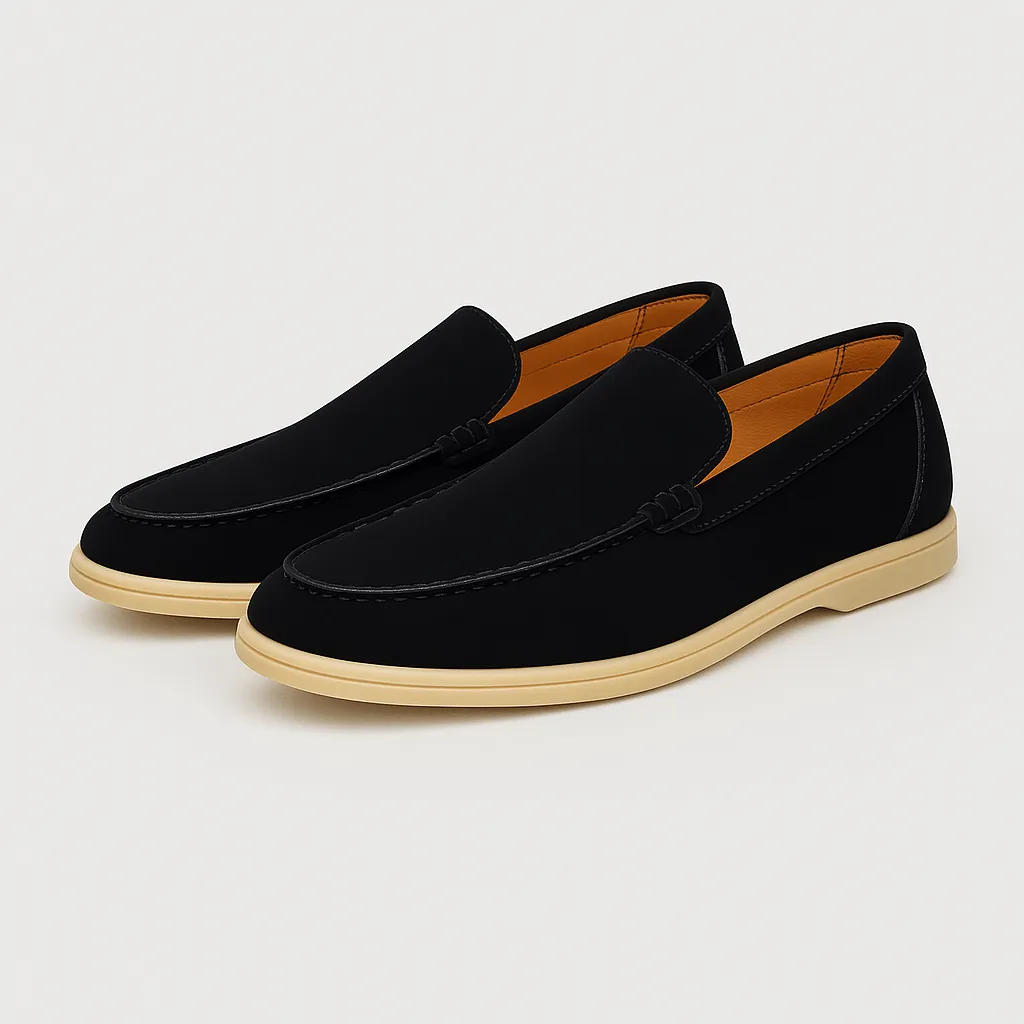 Domoir | Monaco Suede Loafers
