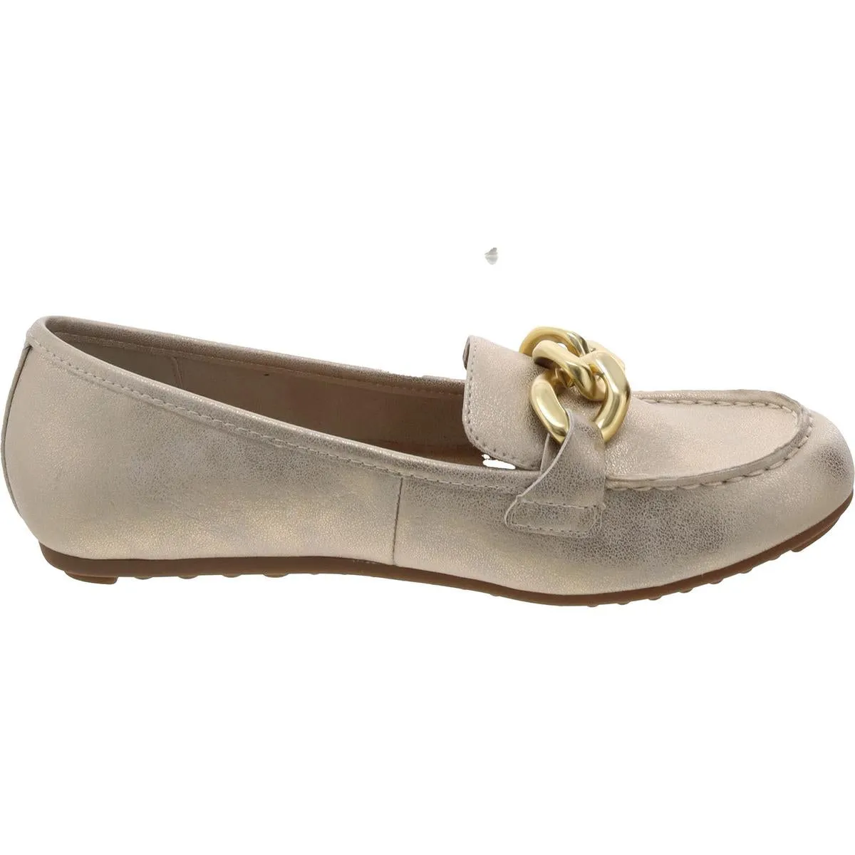 Easy Street Womens Faux Suede Slip On Loafers