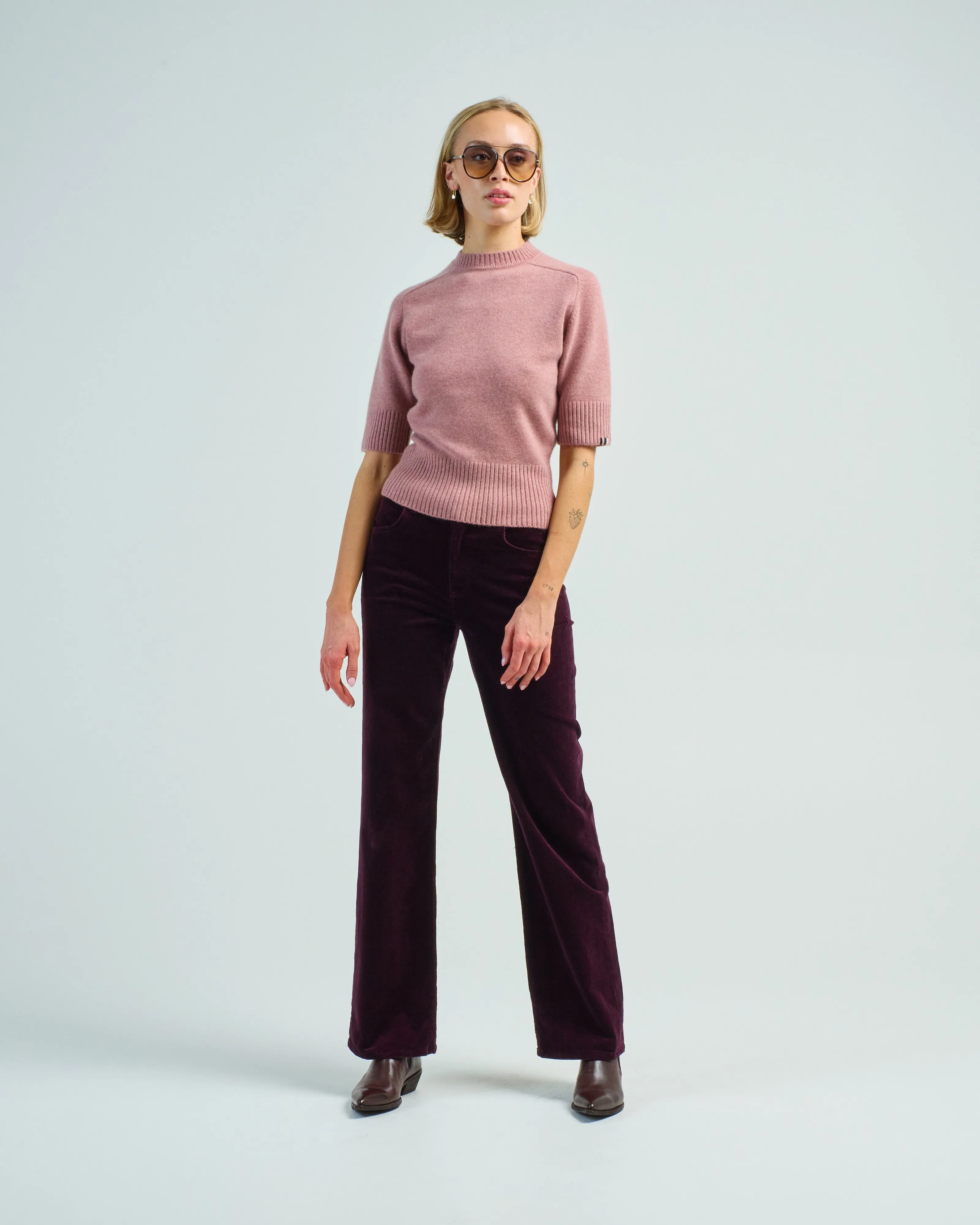elbow sleeve sweater