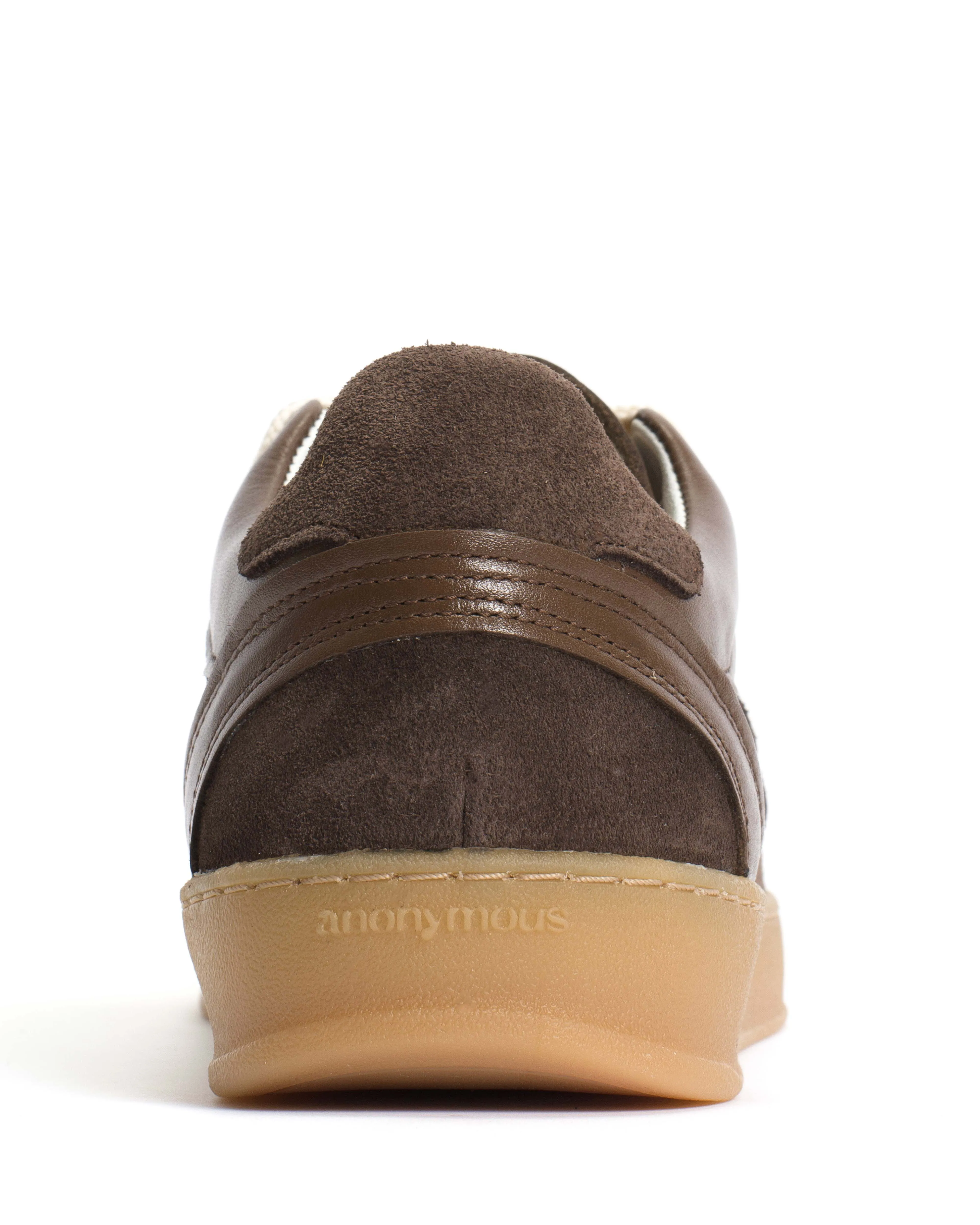 Elevate Soft calf & suede leather Dark taupe & coffee brown