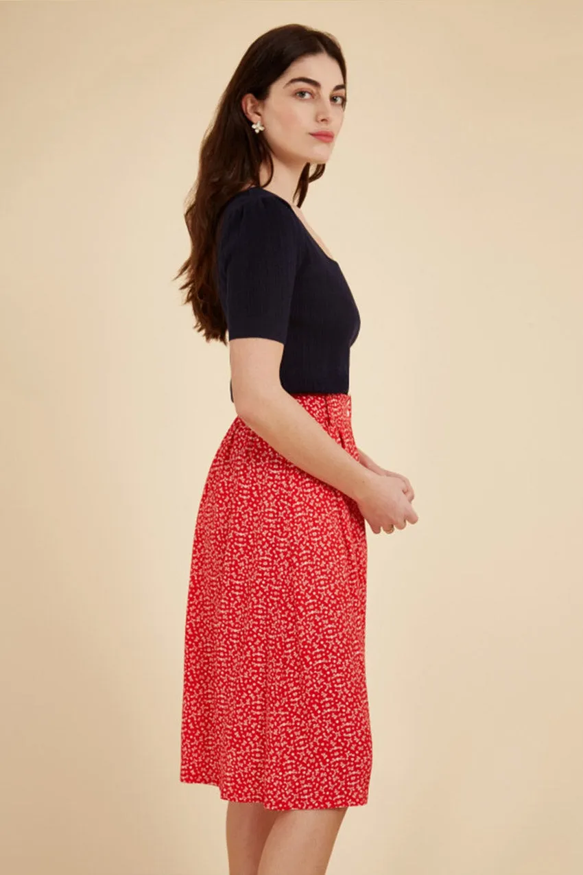 Elyette Skirt (Red)