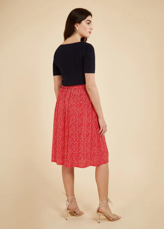 Elyette Skirt (Red)