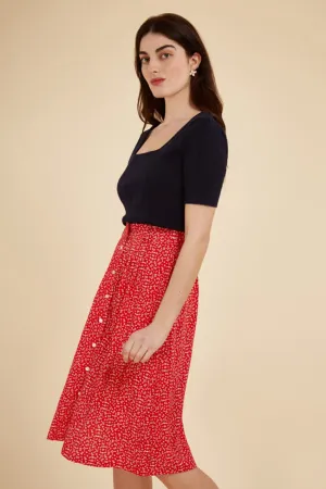 Elyette Skirt (Red)