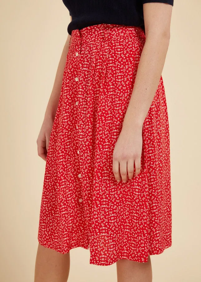 Elyette Skirt (Red)