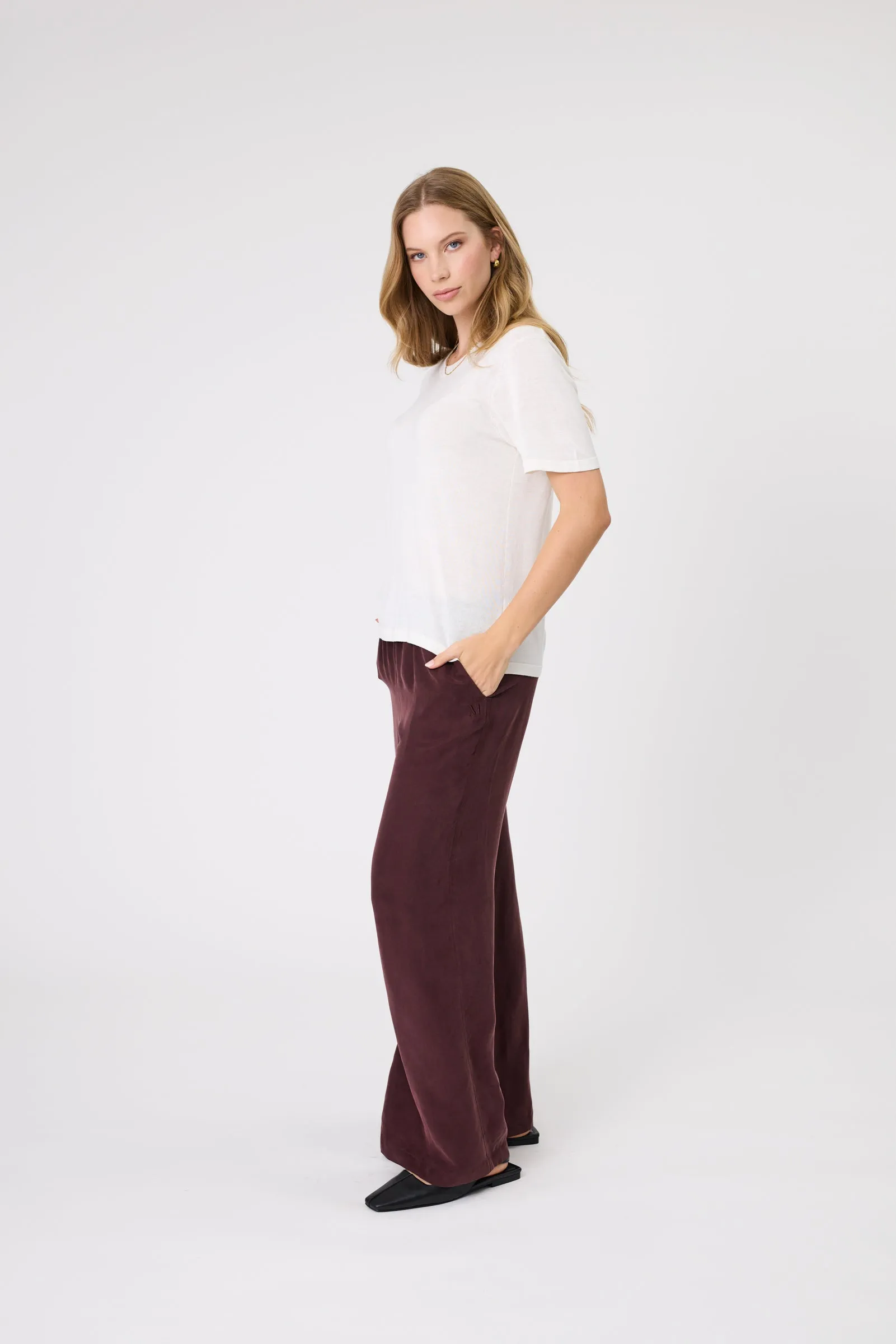 Encore Knit Tee - Ivory
