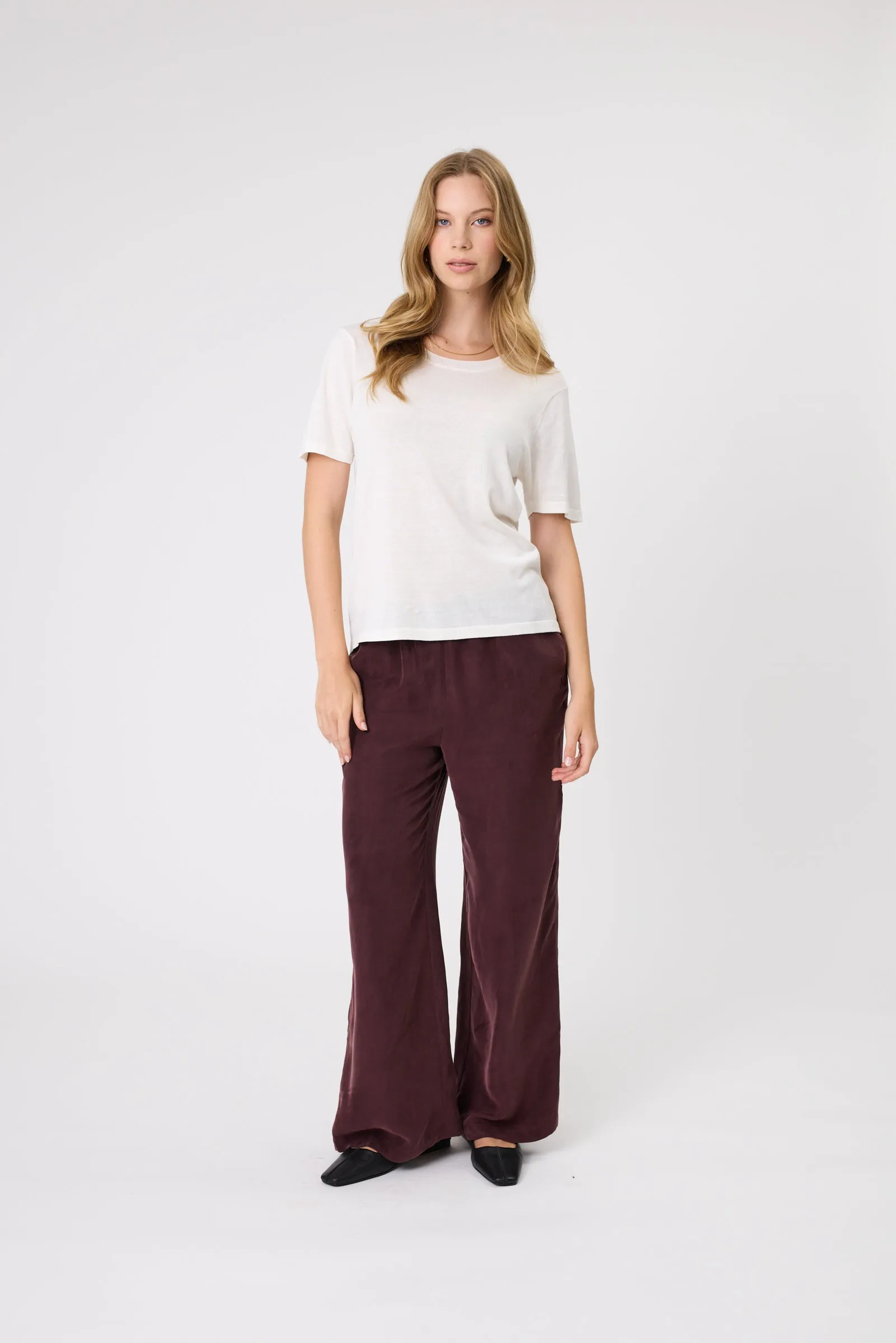 Encore Knit Tee - Ivory