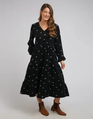 fine cord floral dress (8193010)